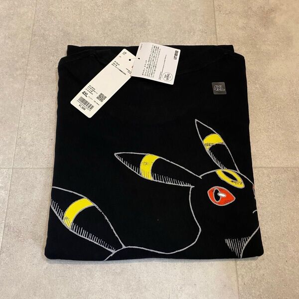 新品 タグ付き ユニクロ ポケモン UT ブラッキー Tシャツ 4XL