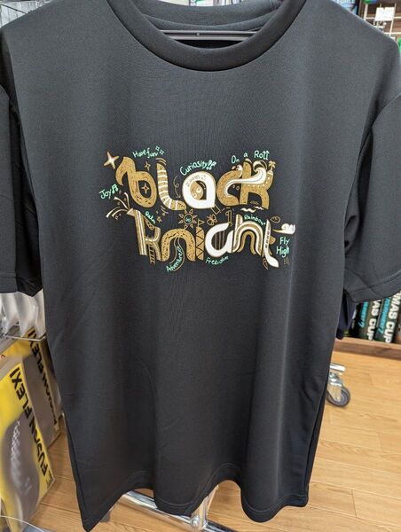 ブラックナイト ドライTシャツ T-4103U ブラックゴールド 新品