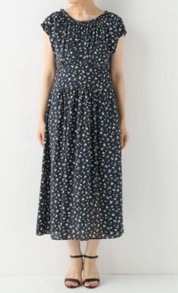 【Spick and Span】フラワープリント2wayワンピース サイズ36