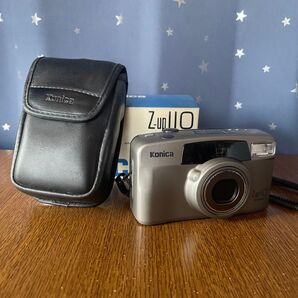 コニカ Konica Z-Up110 Super スーパー フィルムカメラ レトロ 美品 ケース付き 外箱あり