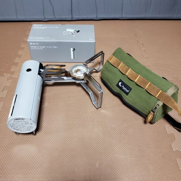 スノーピーク HOME CAMP GS-600 バーナー オマケカバー付き