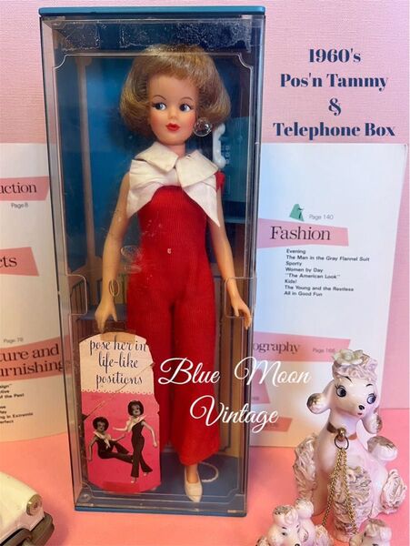 Vintage ポーズンタミーちゃん&telephone box 当時物 貴重
