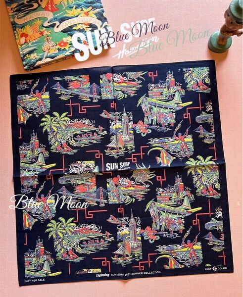 ◆SUN SURF ネイビー バンダナ◆新品未使用サンサーフ