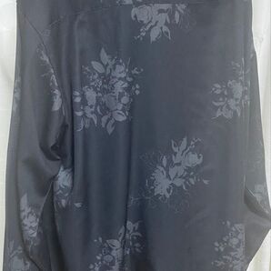 Drape Georgette Whole Pattern Oversized Shirt 総柄長袖オーバーサイズシャツ