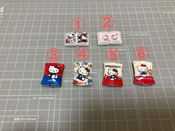 548.可愛い デコパーツ 6個まとめ売り ハンドメイド材料