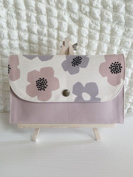 ハンドメイド マルチケース 母子手帳ケース お薬手帳ケース 花柄