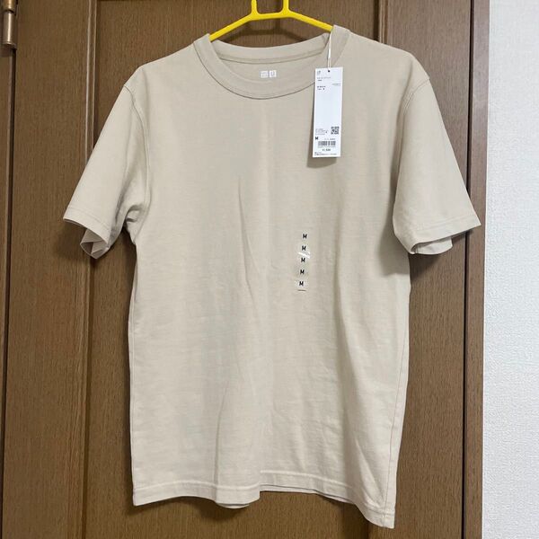 UNIQLO U クルーネックTシャツ Mサイズ ナチュラル(ベージュ)
