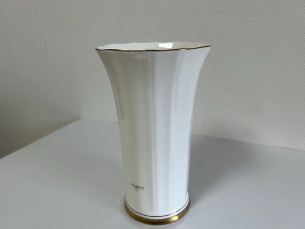 MAEBATA CHINA フラワーベース 花瓶 ホワイト 白