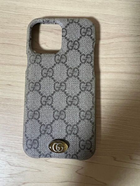 GUCCI iPhone13Pro Maxケース GGスプリーム ベージュ