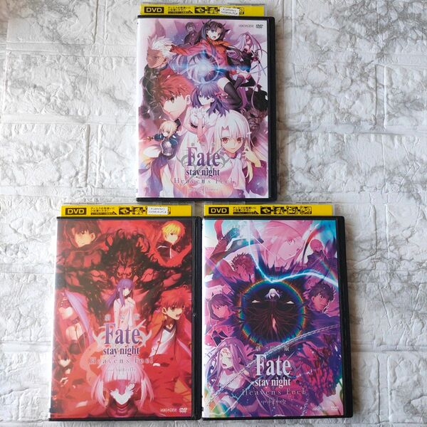 劇場版 Fate stay night Heaven’s Feel 全3枚 レンタル落ち 全巻セット 中古 DVD