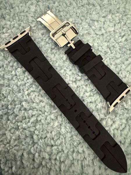 HERMES Apple Watch バンドのみ キリム 42 ブラック新品