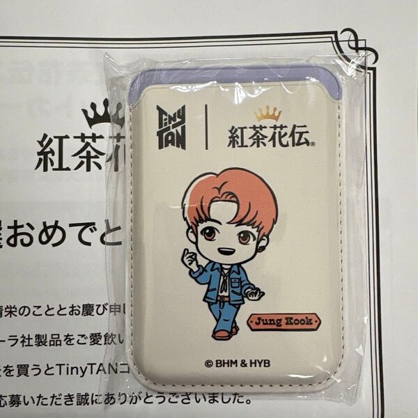 紅茶花伝 TinyTANコラボ BTS カードケース Jung Kook グク