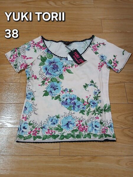 YUKI TORII 花柄 半袖Tシャツ 38