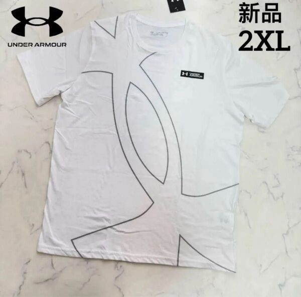新品 アンダーアーマー UNDER ARMOUR メンズ 半袖Tシャツ 2XL
