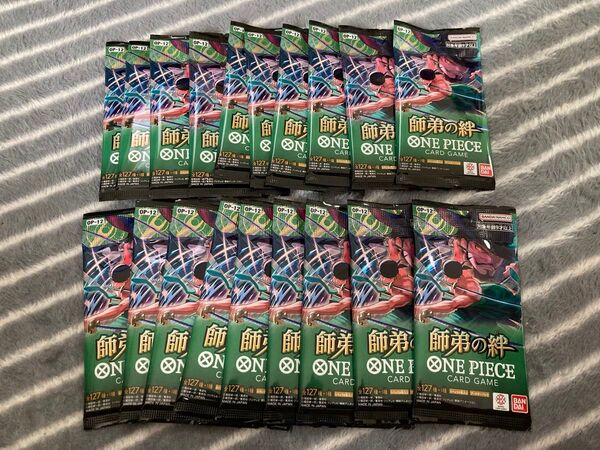 ワンピースカードゲーム 師弟の絆 新品未開封 19パック