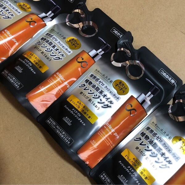 【157】ソフティモ クリアプロ クッションクレンジングオイル つめかえ用 160ml×4