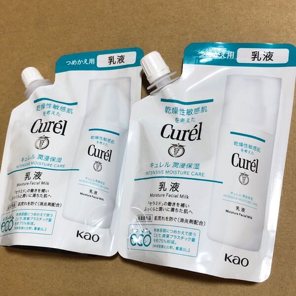 【107】キュレル 潤浸保湿 乳液 つめかえ用 100ml×2本(医薬部外品)