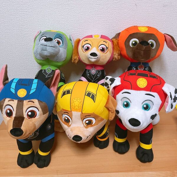 パウパトロール BIG ぬいぐるみ モーターパウ 全6種セット 【ラウンドワン限定】