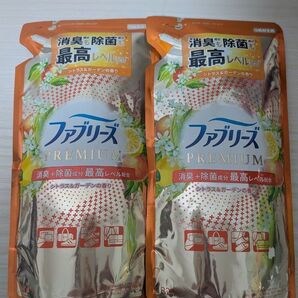 P&G ファブリーズ プレミアム 除菌消臭剤 シトラス&ガーデンの香り 詰め替え320ml