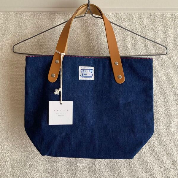 【新品未使用タグつき】SETTO セット 倉敷 デニム トートバッグ BLUE WALL