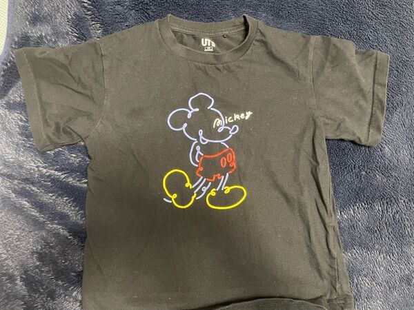 キッズ・子供用半袖Tシャツ 120サイズ ユニクロ ミッキーマウス ディズニー