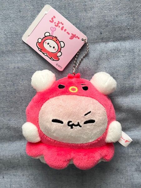 らぶいーず タコさんウインナーになるもん ボールチェーン付きぬいぐるみ