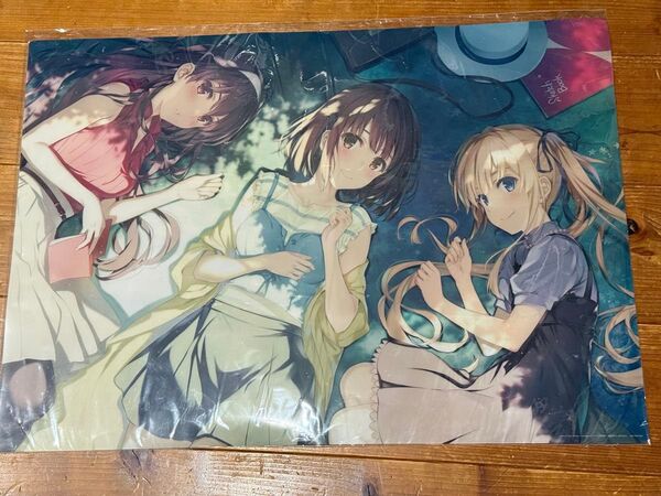冴えない彼女の育てかたFine BluRay特典 B2ポスター A4クリアファイル