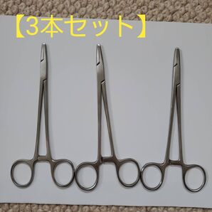 持針器3本セット 釣具針はずし ペット 細かい作業に