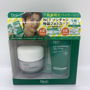 NCT韓国コスメ スキンケア Dr.G (ドクタージー) レッドブレミッシュ クリアスージングクリーム+クレンジングジェルフォーム