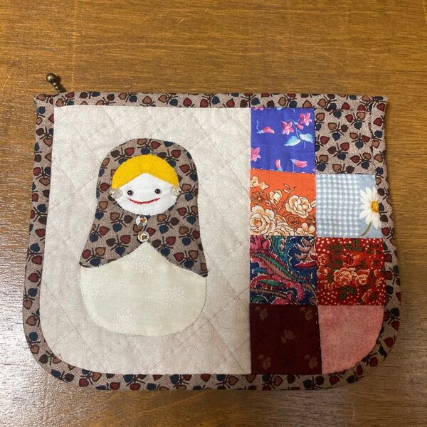 パッチワークで作ったかわいいポーチ! パッチワーク