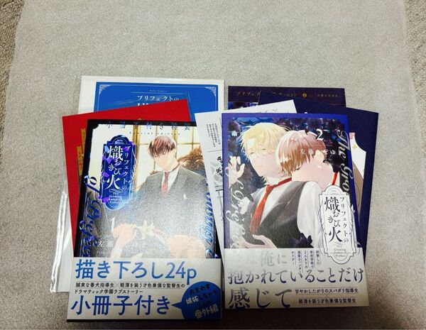 プリフェクトの熾火 1巻 2巻 左藤 なゆき コミコミ有償小冊子 リーフレット アニメイト小冊子 リーフレット ペーパー