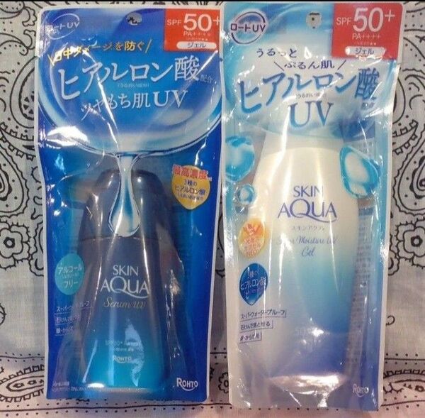 特選☆スキンアクア 日焼け止めセット☆ロート製薬