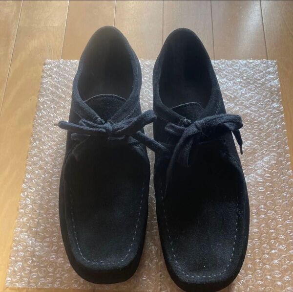 スエード シューズ 27cm 黒 Clarks似