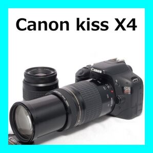 超望遠で遠くも対応 スマホ転送ケーブル Canon Kiss X4 ダブルレンズ