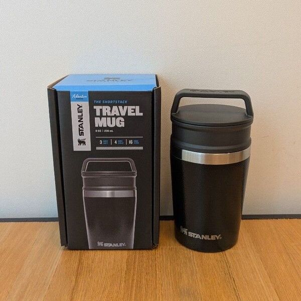 STANLEY スタンレー タンブラー 黒 TRAVEL MUG 0.23L
