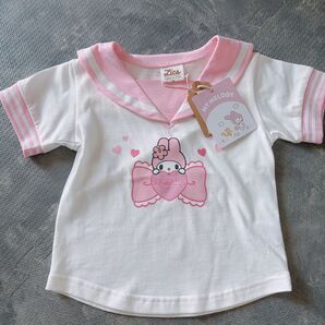 ★LICS×サンリオ マイメロディ セーラー襟デザイン 半袖Tシャツ 90cm★新品