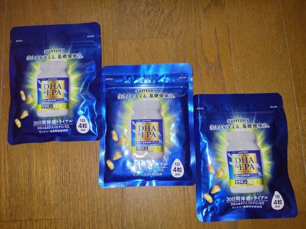 サントリー DHA&EPA セサミンEX 30日分 ×3袋