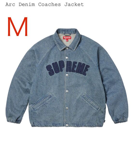 Supreme Arc Denim Coaches Jacket M washed indigo 未使用