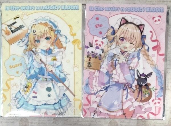 ご注文はうさぎですか?BLOOM コンカフェ ブラインドクリアファイル シャロ エル