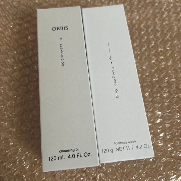 オルビス ザ クレンジング オイル 120mlとオルビスユー ドット フォーミングウォッシュ 120g
