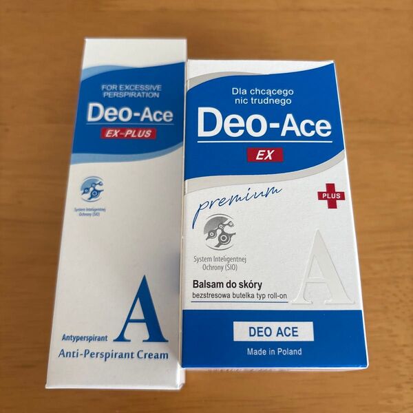 デオエースEXプラス ロールオン40ml+薬用クリーム 30g