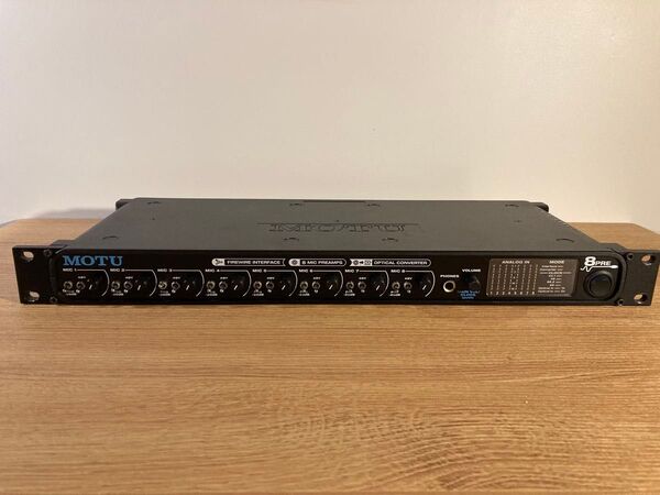 MOTU 8pre FireWire ADAT 8ch マイクプリ拡張やドラム録音などに最適