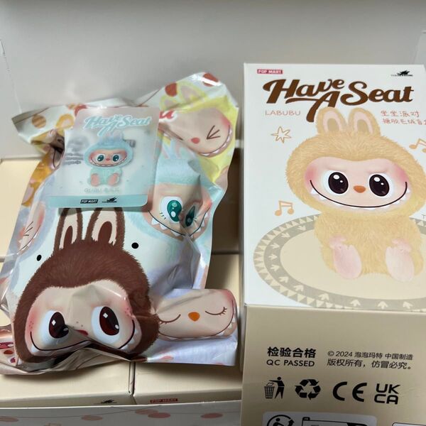 ラブブ labubu ぬいぐるみ マスコット Have a seat QUQU クク ポップマート