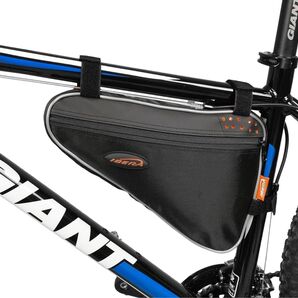 サドルバッグ 自転車 フレームバッグ Mサイズ ロードバイク クロスバイク 黒