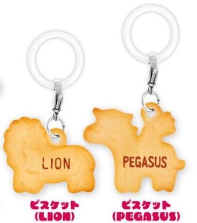 【新品未使用】たべっ子どうぶつ THE MOVIE めじるしアクセサリー ビスケット ライオン ビスケット ペガサス