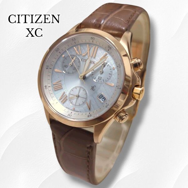 【美品】CITIZEN シチズン XC クロスシー レディース 腕時計 ソーラー電波