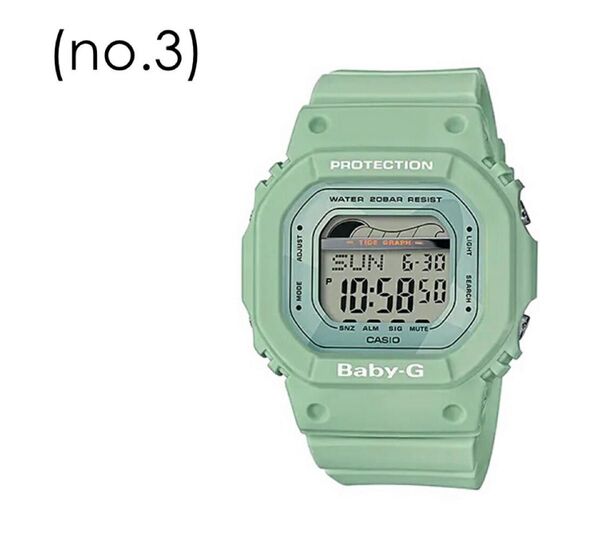 【人気色】CASIO PROTECTION Baby-G ミントグリーン