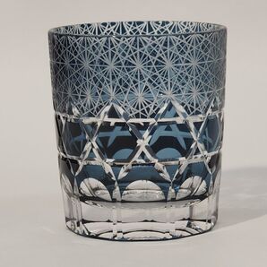 30%off 菊繋ぎ切子グラス オールド