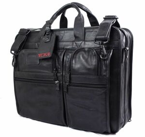 Tumi 9671D3 ナパレザー・ダブルコンパートメント・ラージ・コンピューター・アタッシュ　特大【美品】738909