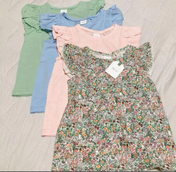 next ベビー服 トップス 4枚セット まとめ売り フリル付きチュニック